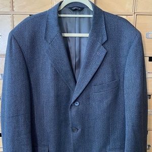 Claiborne Blazer - Grey/Silver Pure Wool - 44R